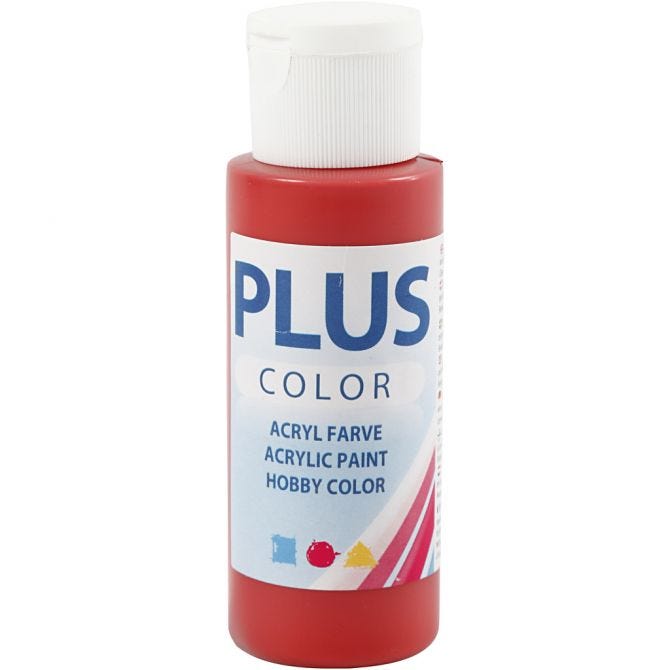 Plus Color Bastelfarbe, Terrakotta, 60 ml/ 1 Fl. [HOB-39687]