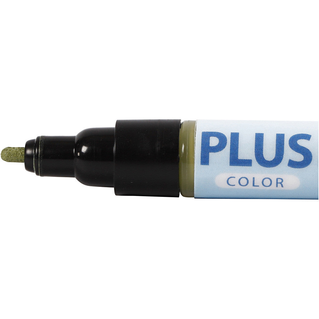 Plus Color Marker, L 14,5 cm, Strichstärke 1-2 mm, Eukalyptus, 5,5 ml, 1 Stk [HOB-39807]
