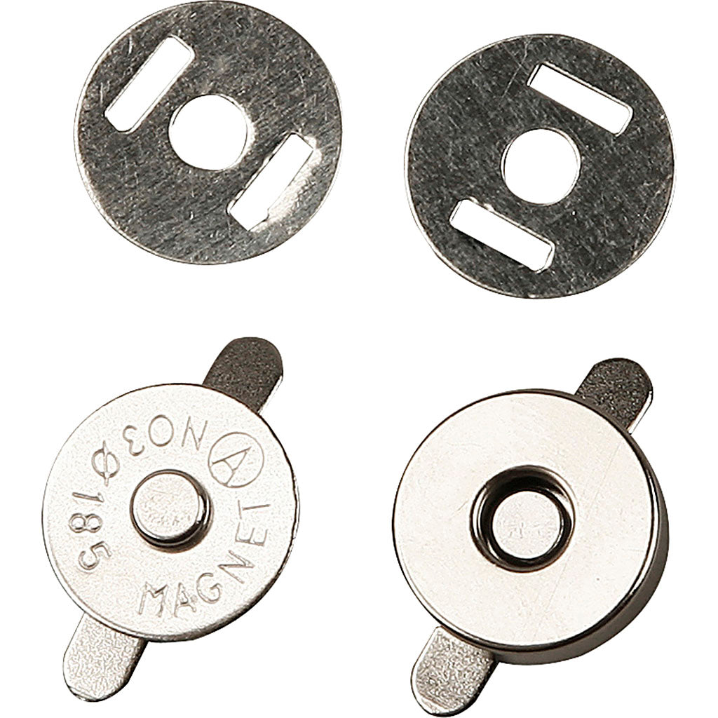 Magnetic Clasp, dia. 18 mm, 25 pc