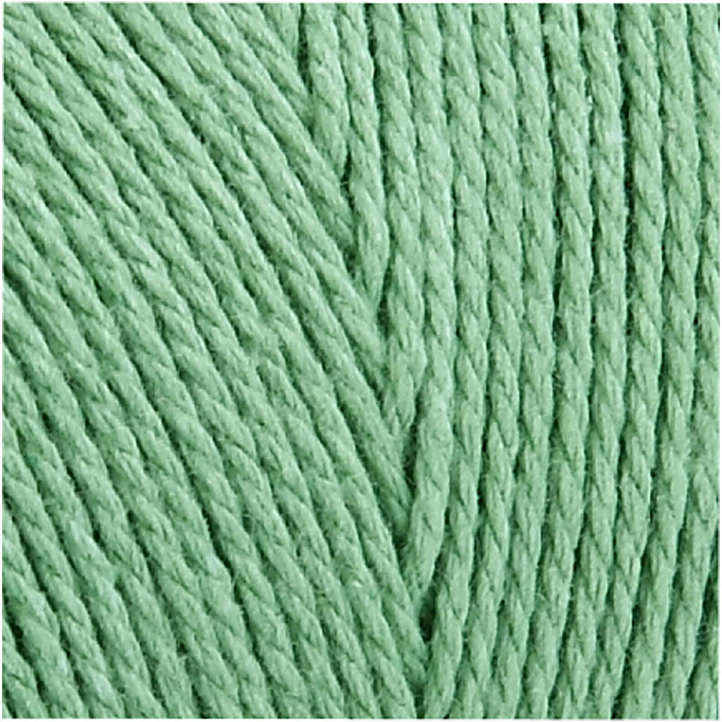 Macramé-Kordel, L 315 M, Dicke 1 mm, Dünne Qualität 12/12, Hellgrün, 220 g/ 1 Knäuel [HOB-41514]