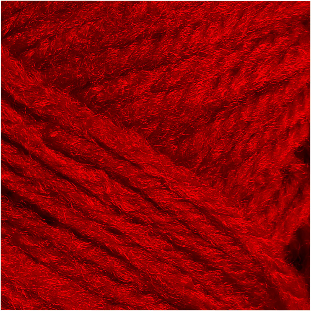 Fantasia Polyacryl Garn, L 80 M, Rot, 50 g/ 1 Knäuel [HOB-421730]