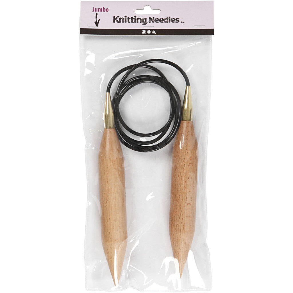 Rundstricknadel, L 150 cm, Größe 30 mm, 1 Stk [HOB-42197]