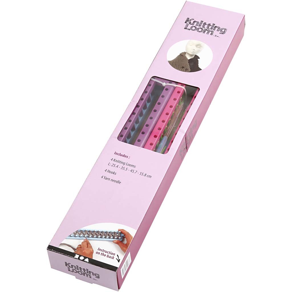 Strickrahmen, L 25-35-45-55 cm, 1 Set [HOB-42219]