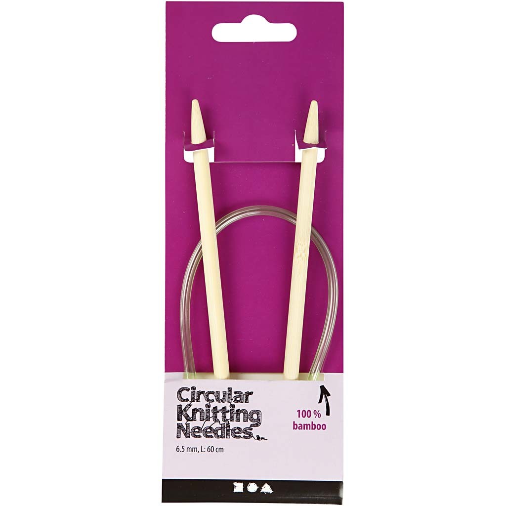 Rundstricknadel, L 60 cm, Größe 6,5 mm, 1 Stk [HOB-42276]