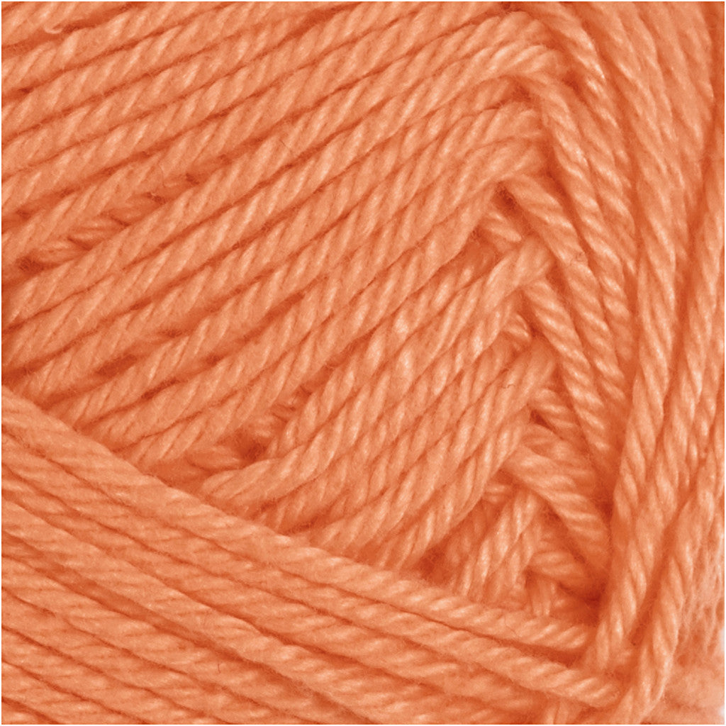 Baumwollgarn, Nr. 8/4, L 170 M, Nadel 3-3,5, Orange, 50 g/ 1 Knäuel [HOB-431090]