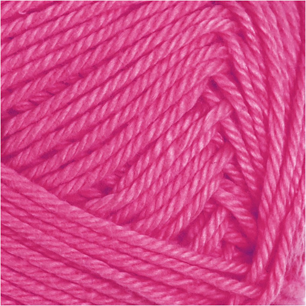 Baumwollgarn, Nr. 8/4, L 170 M, Nadel 3-3,5, Pink, 50 g/ 1 Knäuel [HOB-431230]