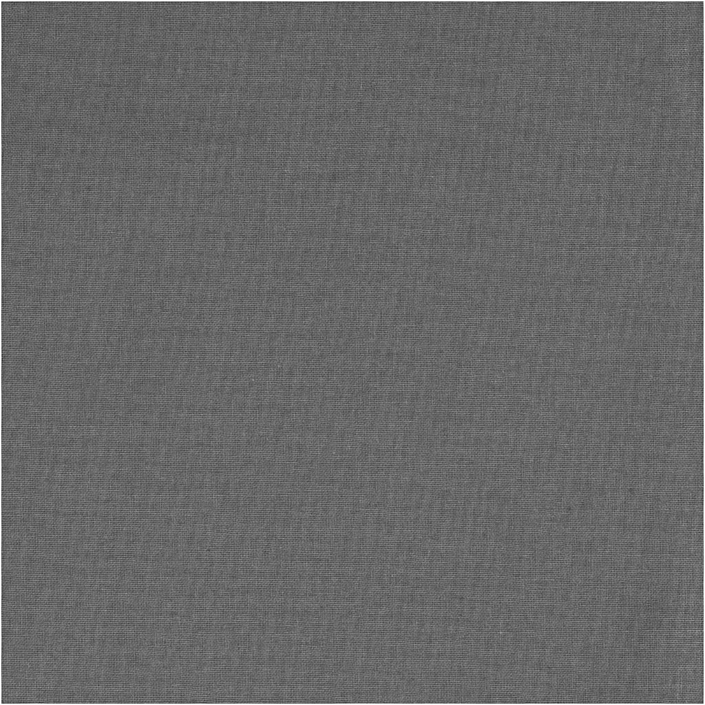 Fabric, W: 145 cm, 140 g, grey, 10 m/ 1 roll
