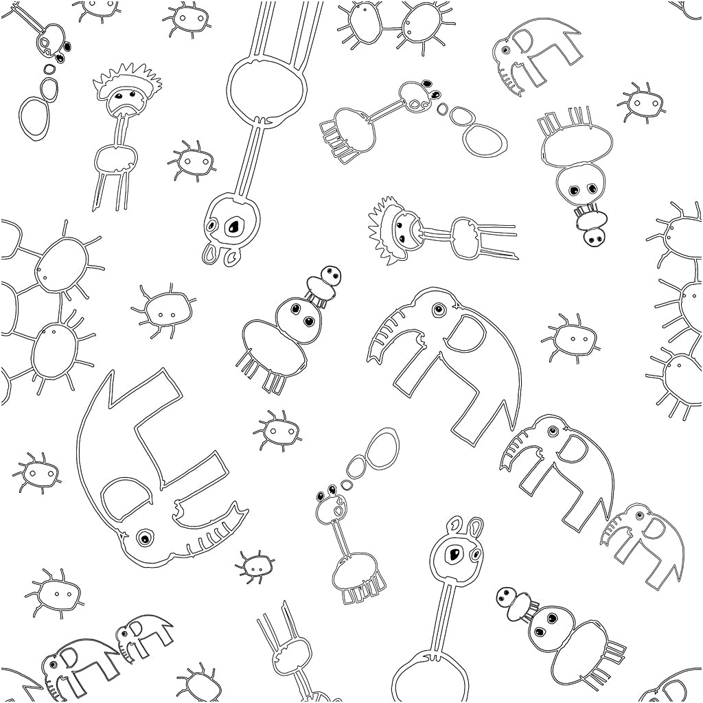 Fabric, W: 145 cm, 140 g, white/black, 1 rm