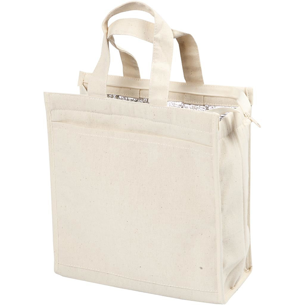 Kühltasche, Größe 25x24x12 cm, 220 g, Hellnatur, 1 Stk [HOB-44547]