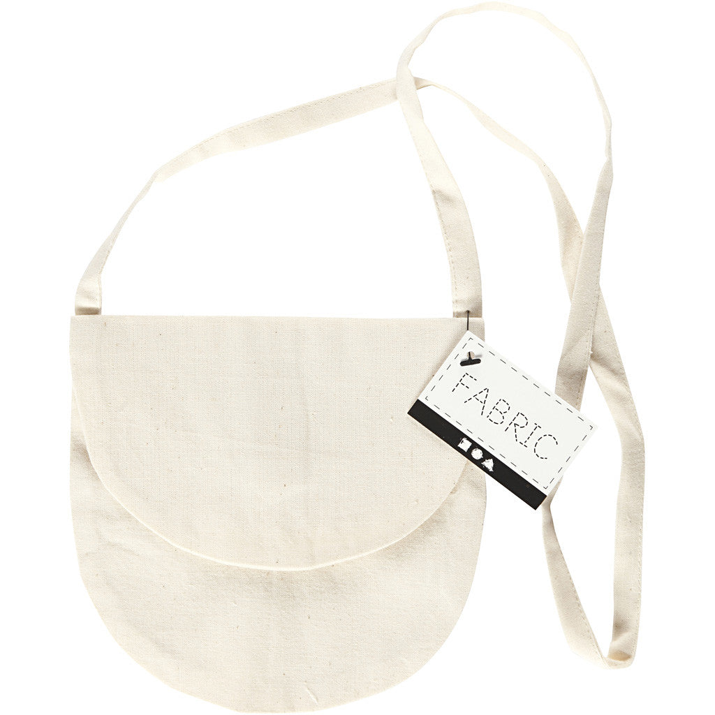 Schultertasche, Größe 15x14 cm, 110 g, Hellnatur, 1 Stk [HOB-44551]