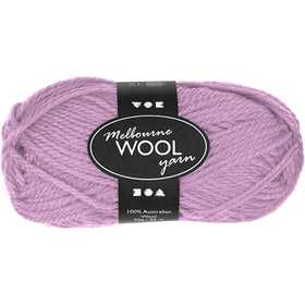Melbourne Wool Yarn, L 92 M, Rosa, 50 g/ 1 Knäuel [HOB-44713]