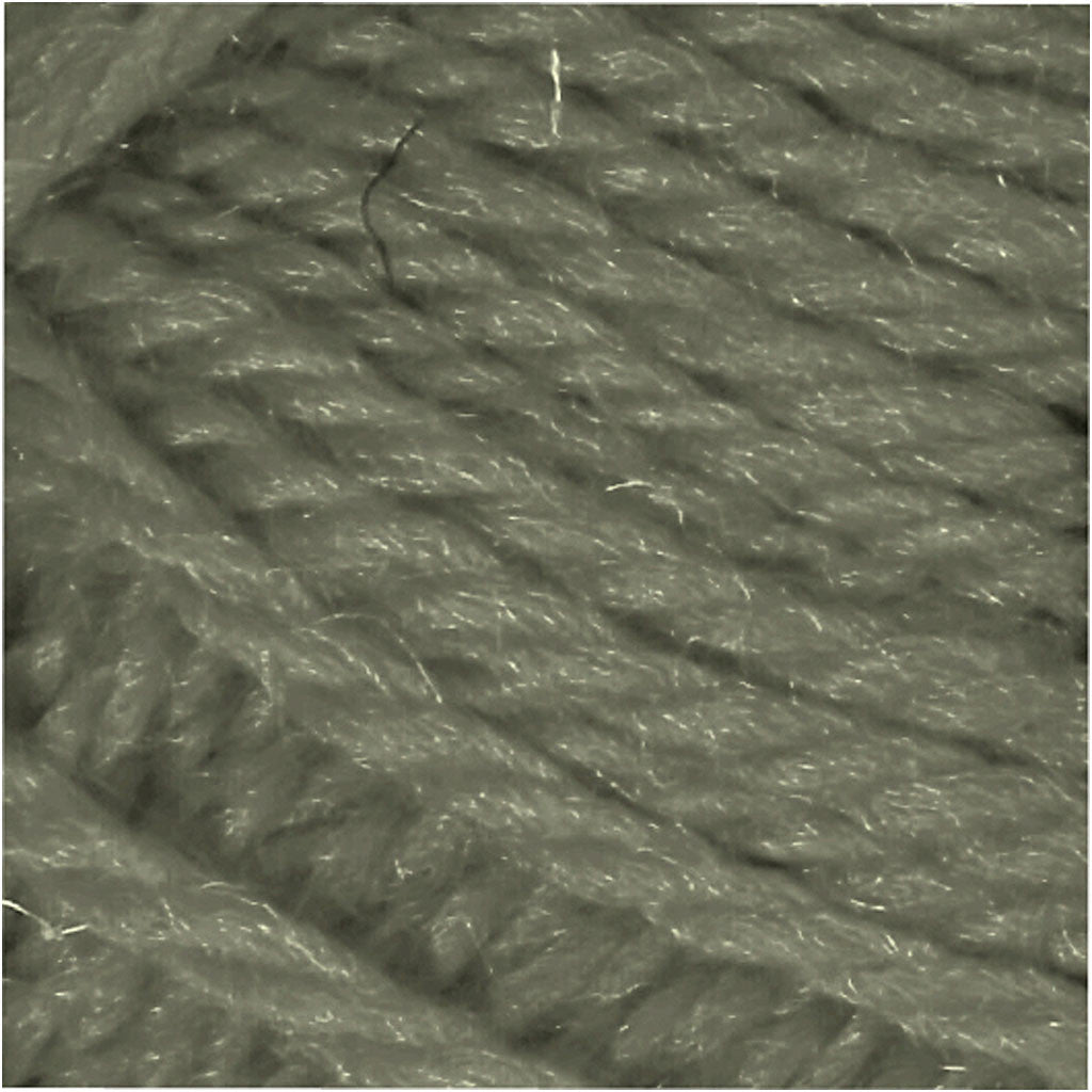 Melbourne Wool Yarn, L 92 M, Dunkelgrün, 50 g/ 1 Knäuel [HOB-44785]