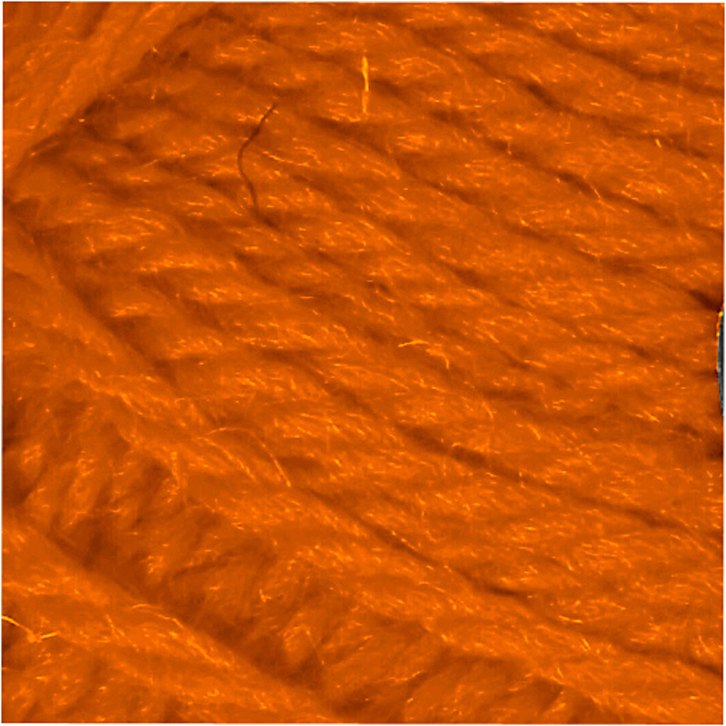 Melbourne Wool Yarn, L 92 M, Orange, 50 g/ 1 Knäuel [HOB-44793]