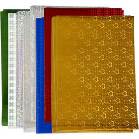 Hologramm-Papier, A4, Blatt 210x297 mm, 120 g, 80 Bl. sort./ 1 Pck [HOB-44947]