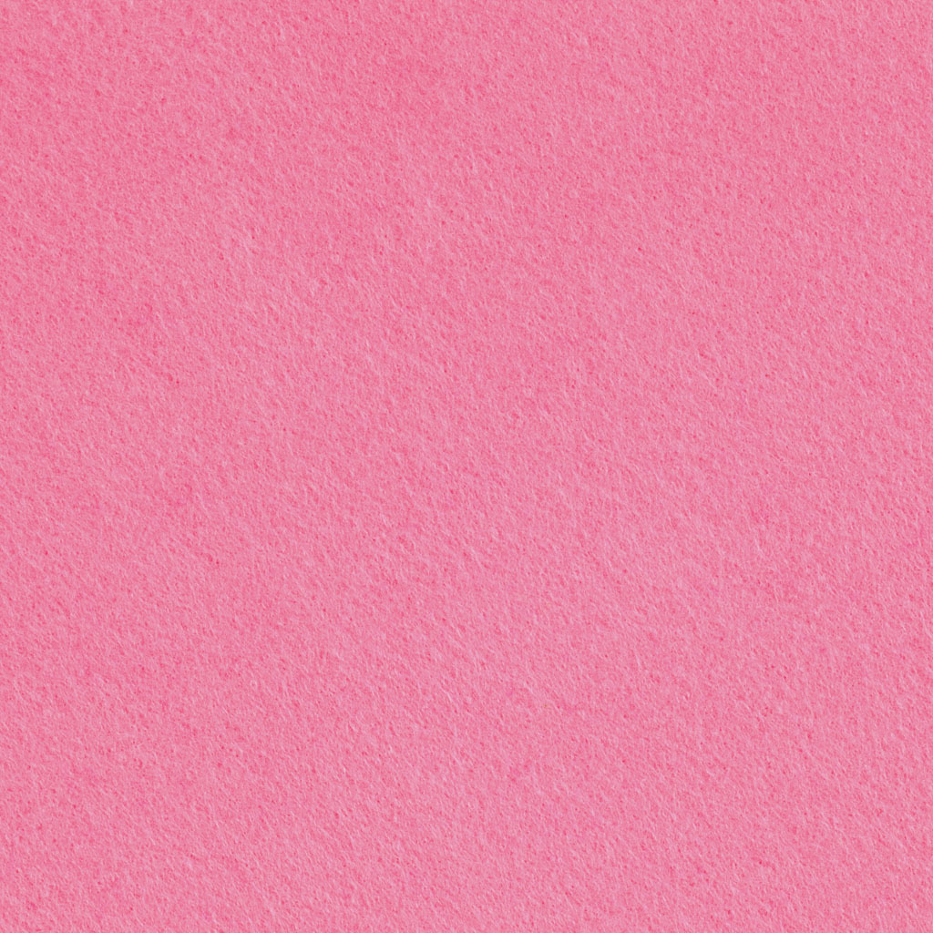 Bastelfilz, B 45 cm, Dicke 1,5-2 mm, 180-200 g, Pink, 5 m/ 1 Rolle [HOB-45010]