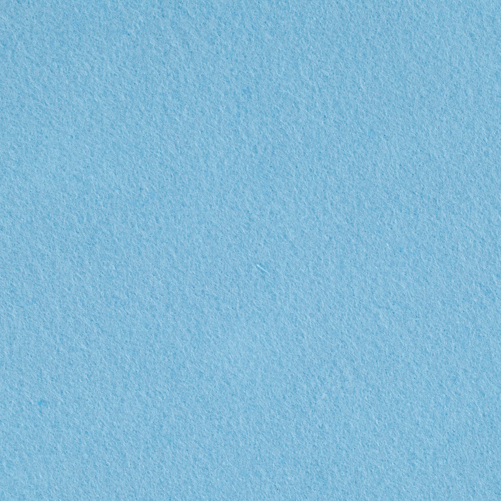 Bastelfilz, B 45 cm, Dicke 1,5-2 mm, 180-200 g, Hellblau, 5 m/ 1 Rolle [HOB-45020]