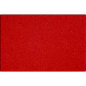 Bastelfilz, Blatt 42x60 cm, Dicke 3 mm, Rot, 1 Bl. [HOB-45233]