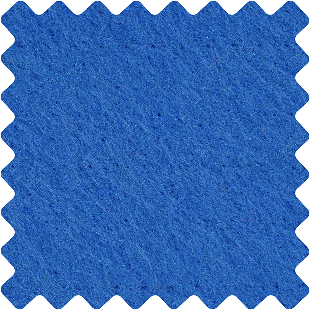 Bastelfilz, Blatt 42x60 cm, Dicke 3 mm, Blau, 1 Bl. [HOB-45237]