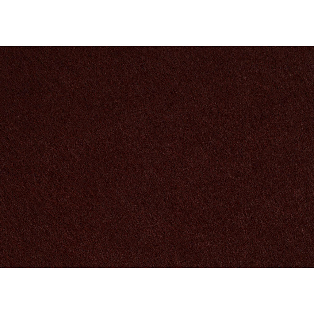 Craft felt, A4, sheet 210x297 mm, thickness 1,5-2 mm, brown, 10 sheet
