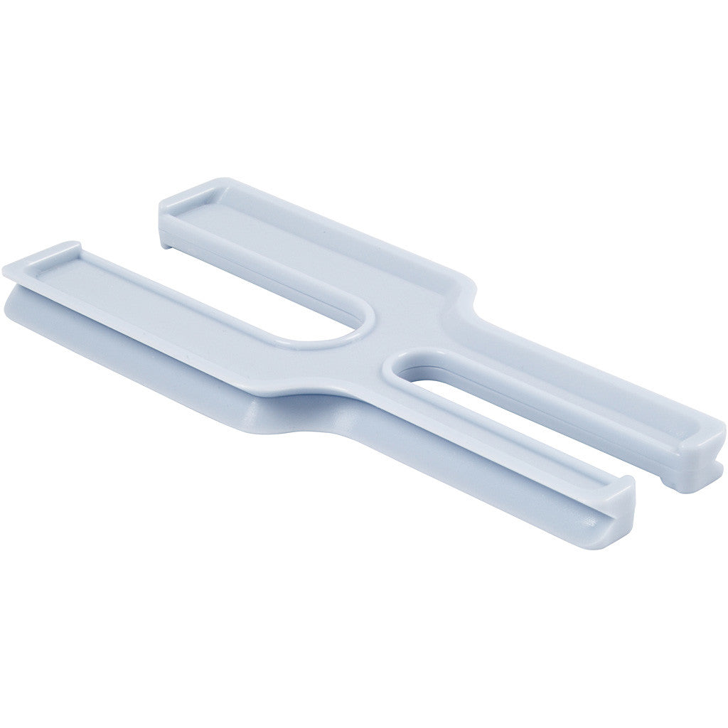 Pompon-Schablone, L 12 cm, B 5 cm, 1 Stk [HOB-46138]