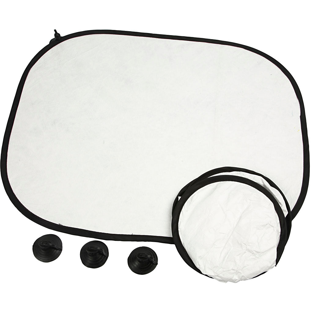 Car Sunshades, H: 35 cm, W: 44 cm, 2 pc