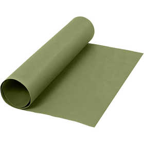 Kunstlederpapier, B 50 cm, Einfarbig, 350 g, Grün, 1 m/ 1 Rolle [HOB-498941]