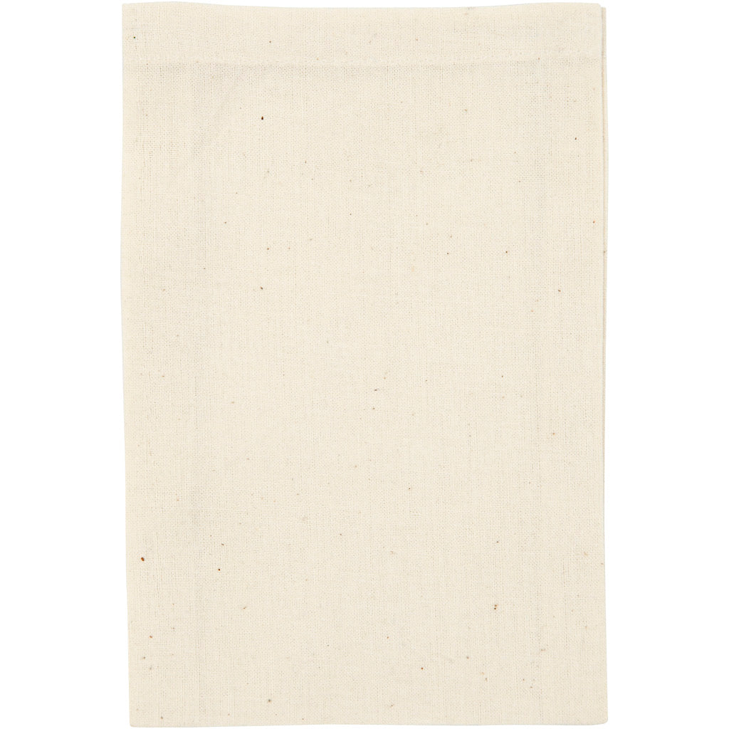 Bag, size 10x15 cm, 115 g, light natural, 4 pc