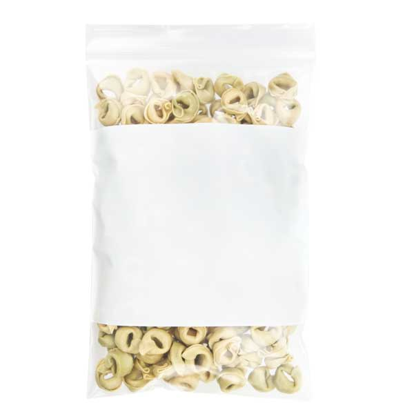 Druckverschlussbeutel mit Schriftfeld 15x23cm PE 100 Mikron (100 Stück) [4WE69]