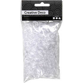 Haarlocken, Weiß, 15 g/ 1 Pck [HOB-50050]