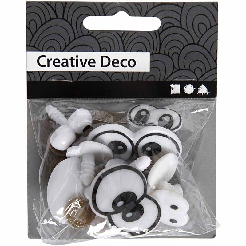 Lustige Augen, Größe 2-3 cm, 9 sort./ 1 Pck [HOB-500960]