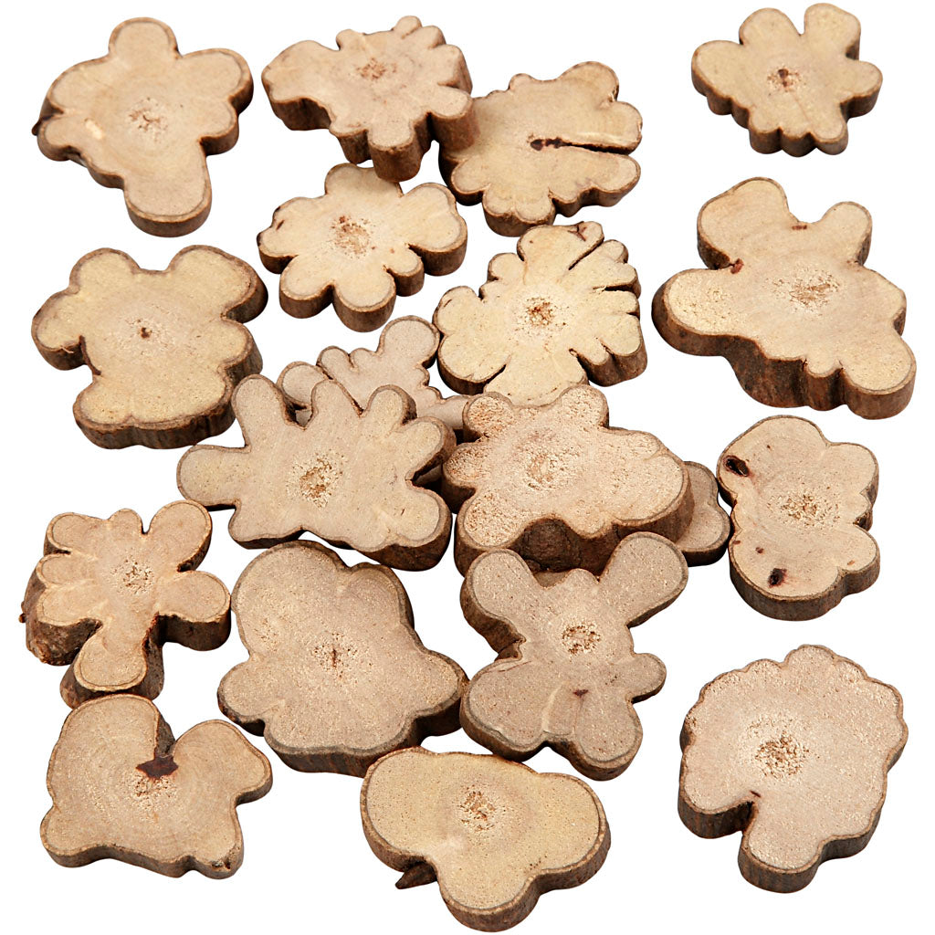 Wood Mix, size 15-40 mm, thickness 5 mm, 230 g