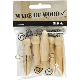 Schmetterlingskörper, L 5,5 cm, D 15 mm, 5 Stk/ 1 Pck [HOB-504571]