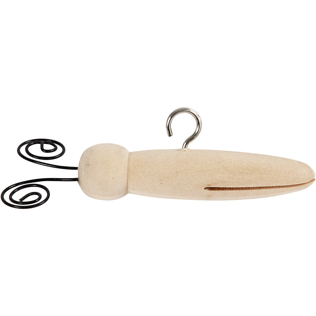 Schmetterlingskörper, L 5,5 cm, D 15 mm, 5 Stk/ 1 Pck [HOB-504571]