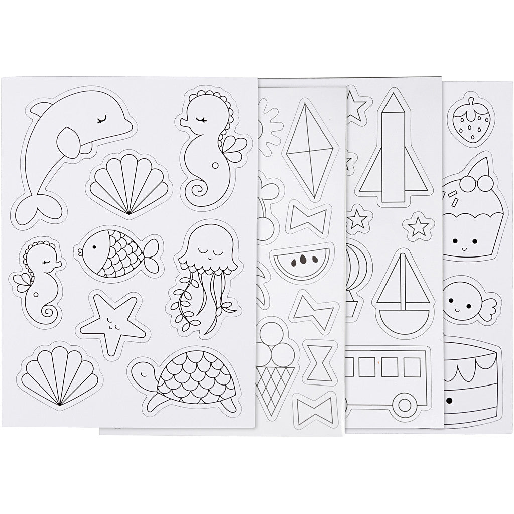 Magnete - Sortiment, Blatt 14,85x21 cm, 8 Bl./ 1 Pck [HOB-51239]