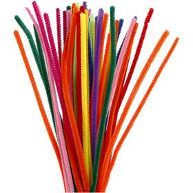 Pfeifenreiniger, L 30 cm, Dicke 6 mm, Sortierte Farben, 50 sort./ 1 Pck [HOB-51636]