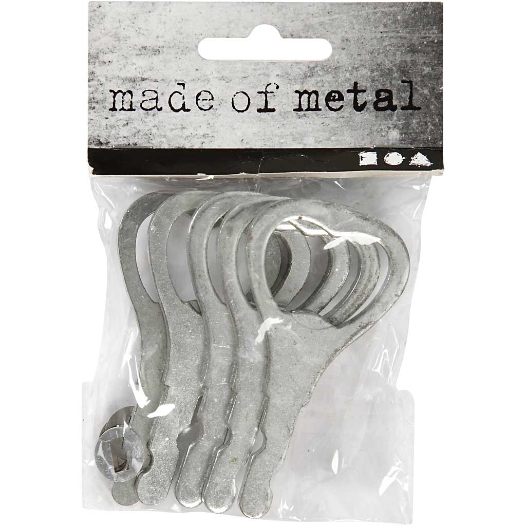 Flaschenöffner, L 7 cm, 5 Stk/ 1 Pck [HOB-518011]