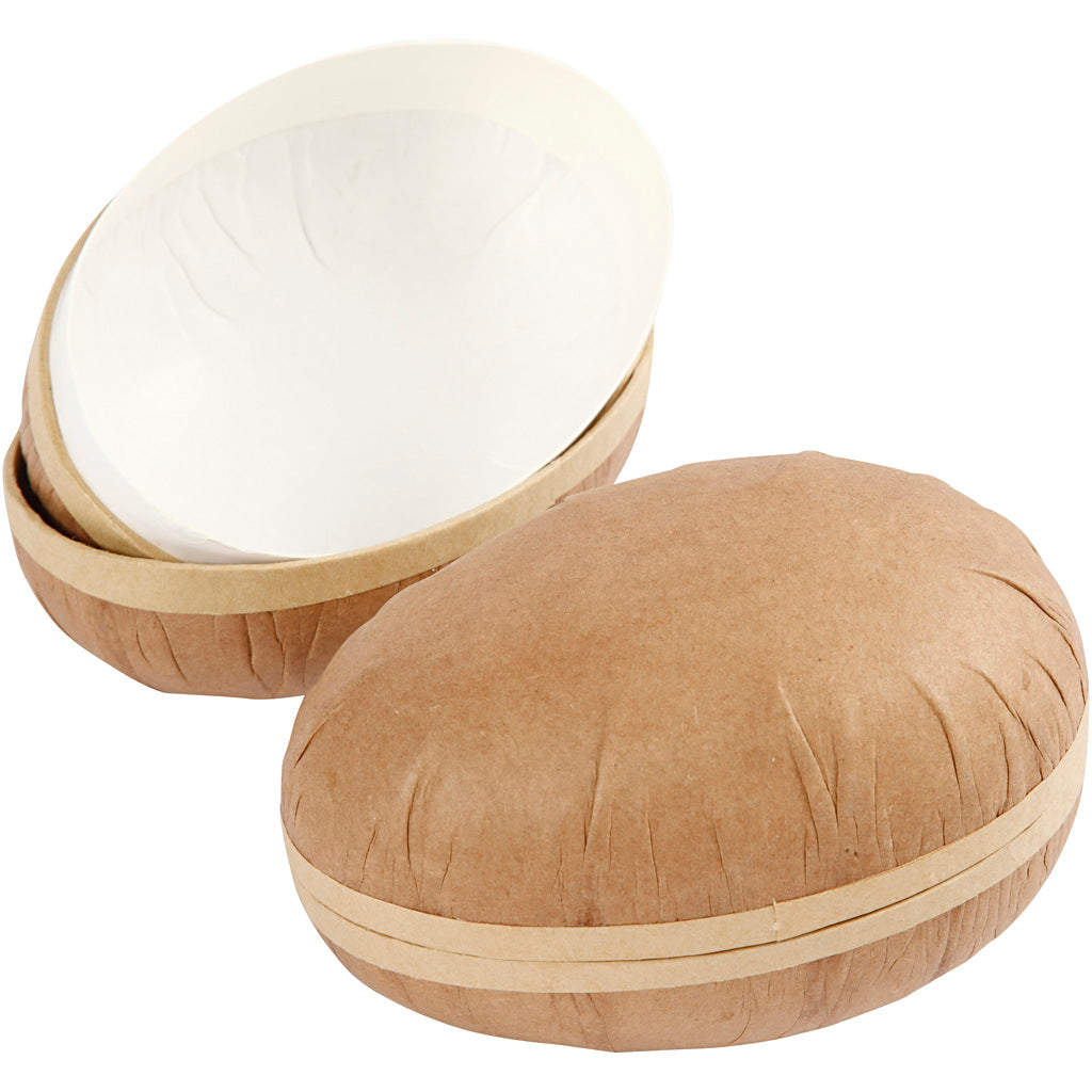 Zweiteilige Eier, L 12 cm, 2 Stk/ 1 Pck [HOB-54175]