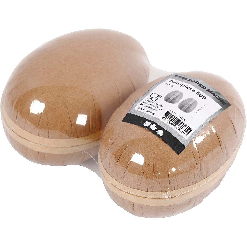 Zweiteilige Eier, L 12 cm, 2 Stk/ 1 Pck [HOB-54175]