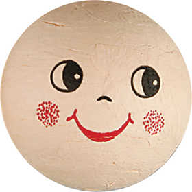 Köpfe - Sortiment, D 40 mm, Hellbeige, 5 Stk/ 1 Pck [HOB-542401]