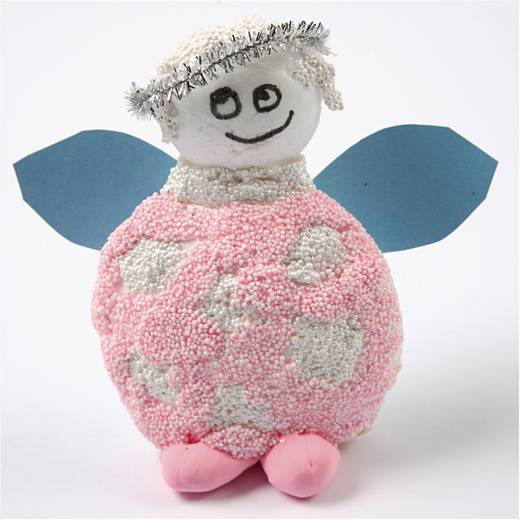 Styropor-Kugeln und -Eier, Größe 1,5-6,1 cm, Weiß, 550 Stk/ 1 Pck [HOB-54379]