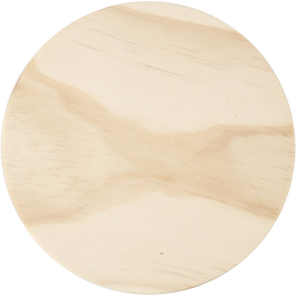 Garderobe, Runde Platte, T 4,5 cm, D 15 cm, 1 Stk [HOB-54407]