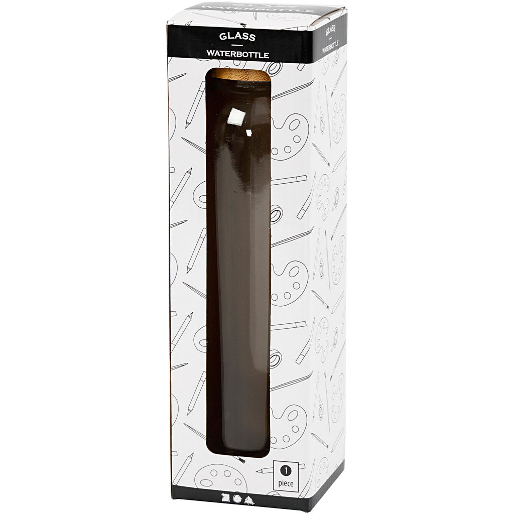 Wasserflasche, H 22 cm, D 6,7 cm, 500 ml, 1 Stk [HOB-558770]
