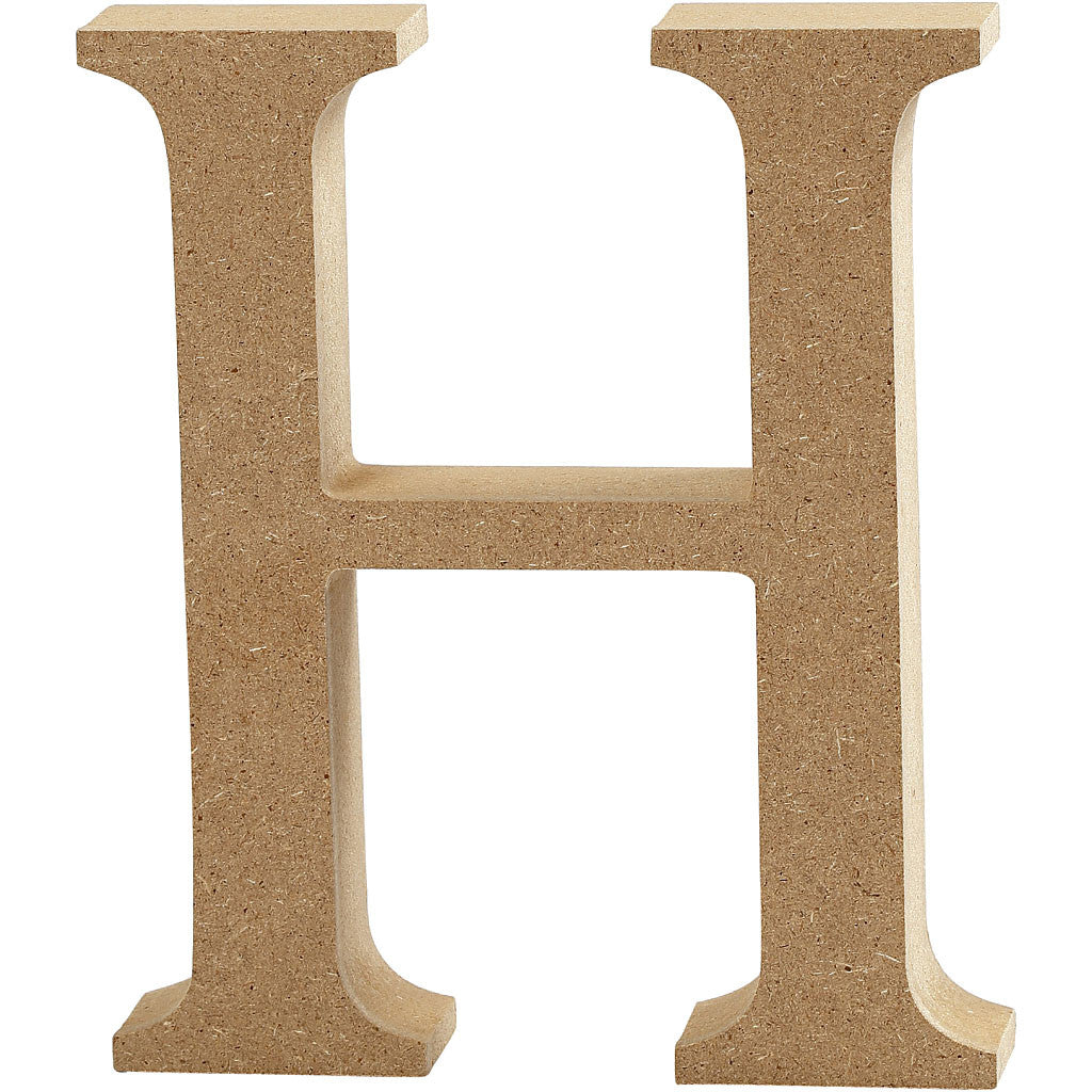 Buchstabe, H, H 8 cm, Dicke 1,5 cm, 1 Stk [HOB-56367]