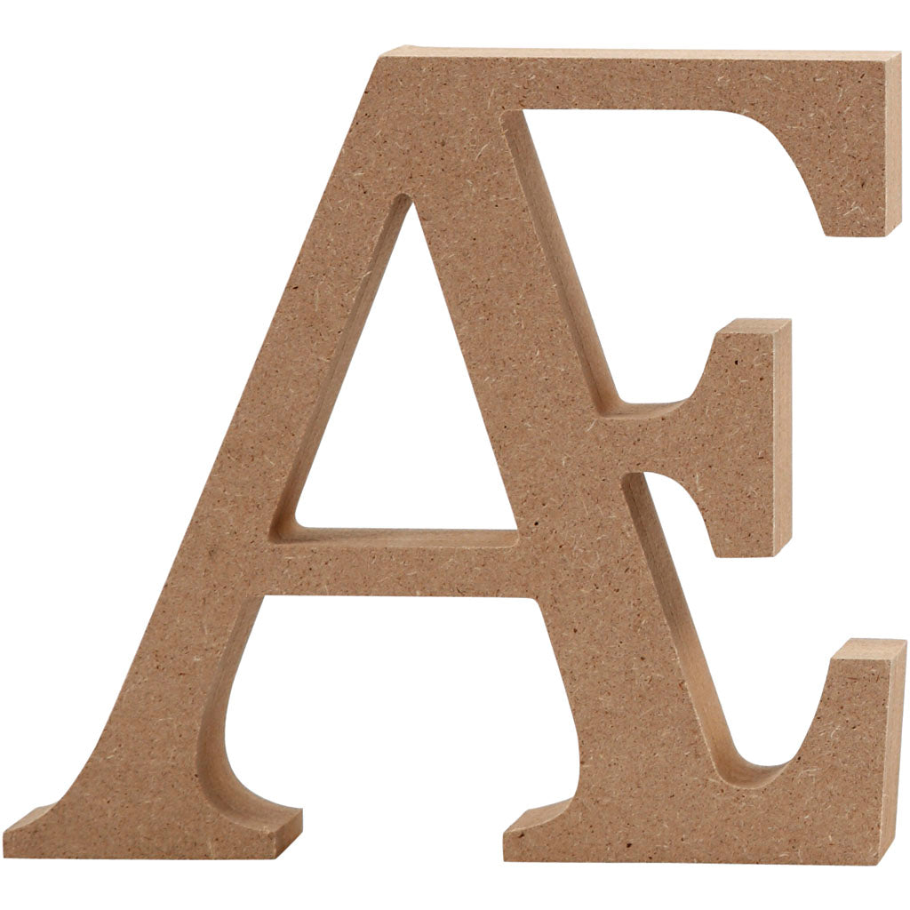 Letter, Æ, H: 8 cm, thickness 1,5 cm
