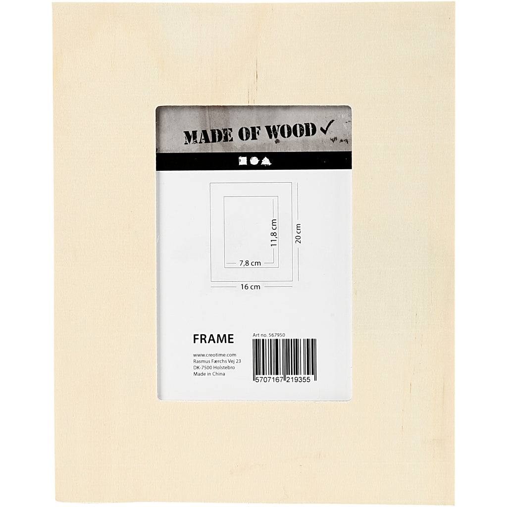 Frame, size 20x16 cm