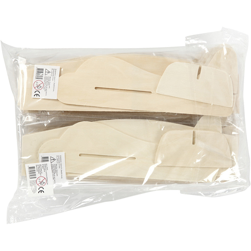 Flugzeug, Größe 21,5x25,5 cm, 20 Set/ 1 Pck [HOB-56825]