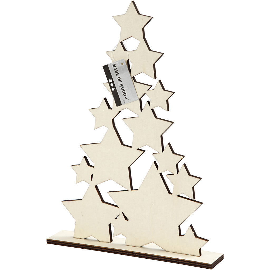 Weihnachtsbaum, H 29,8 cm, T 4 cm, B 21,5 cm, 1 Stk [HOB-56923]