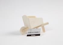 Schubkarre, H 7 cm, L 11 cm, B 6,2 cm, 1 Stk [HOB-56926]