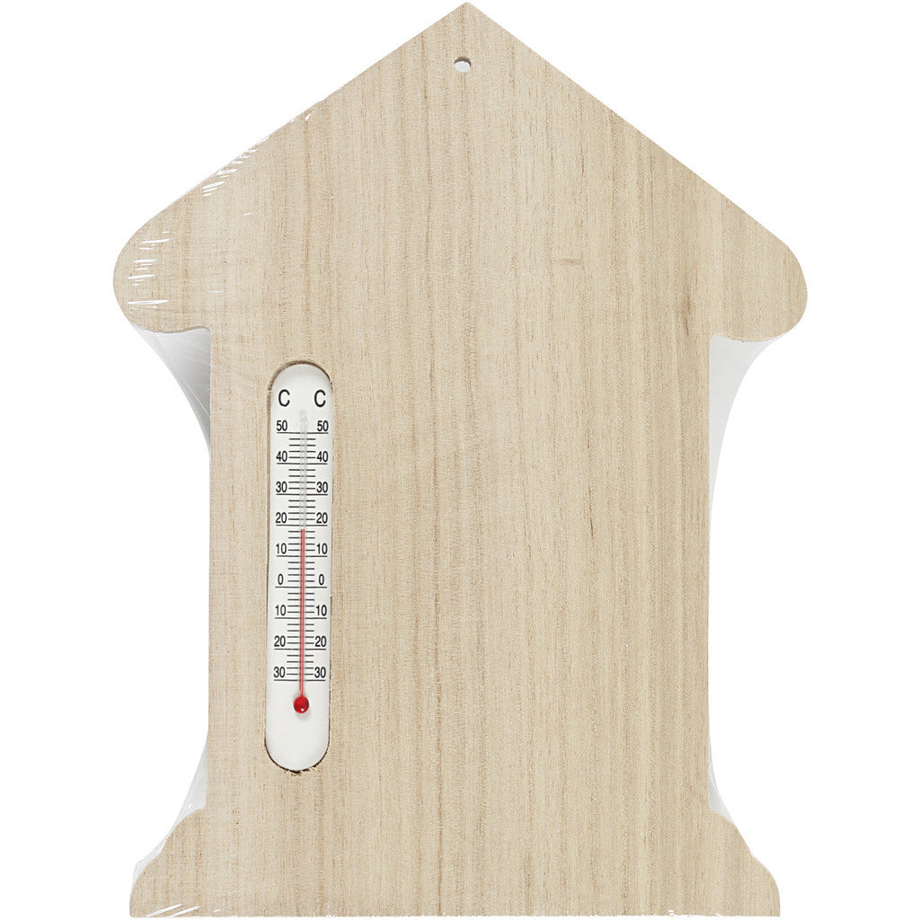 Thermometer-Haus, Größe 23,5x16,5 cm, 1 Stk [HOB-57567]