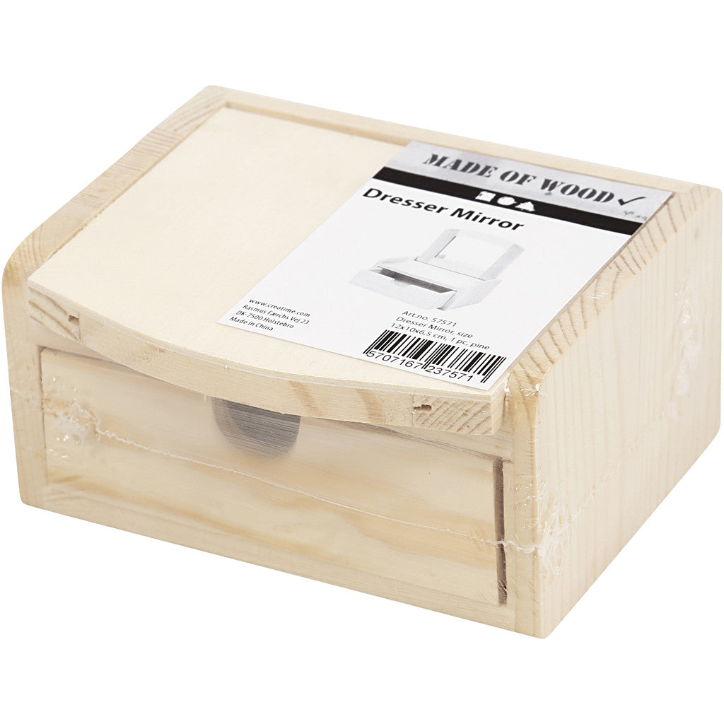 Spiegelkommode, Größe 12x10x6,5 cm, 1 Stk [HOB-57571]